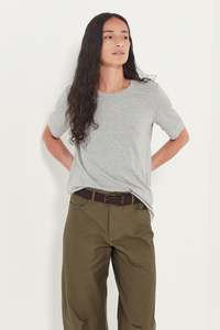 Staples: The Column Tee in Grey Marle
