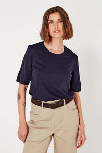 Staples: The Column Tee in French Navy