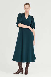 All: The Swinton Dress in Deep Aqua