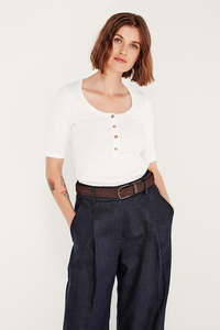 Sale: The Lila Tee in White