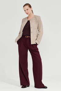 A Tailored Pant: The Selbourne Trouser in Port