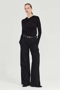 The Selbourne Trouser in Black