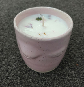 Products: Shocking Pink double Mastectomy scented candle Shockingpink