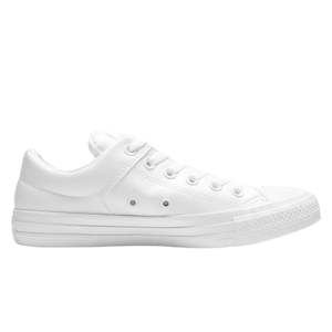 Men Casual: .Converse Chuck Taylor Leather Low Cut White Monochrome - (A10446) - OXW - R1L7