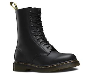 Women Boots Shoes: .Dr Martens Unisex - 1490 Black 10 Up Smooth Leather Boot Mens & Womens