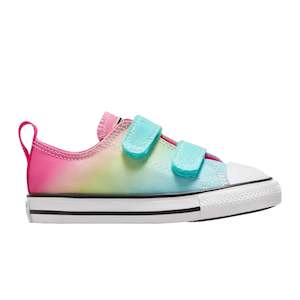 .Converse INFANT CT 2V HYPR BRIGHTS LOW CYN  - Cyan/ChaosFuschia/Slime - (A07423&hellip;