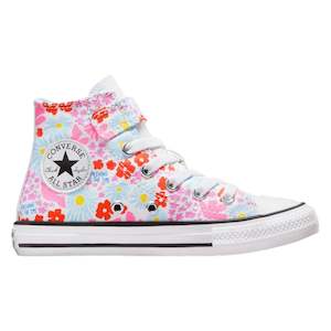 .Converse Chuck Taylor Kids 1V NATURE IN BLOOM HI - WHITE/BLUE SLUSHY/WHITE - (A&hellip;