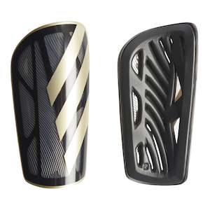 Rugby Football: .ADIDAS Adult Unisex TIRO LEAGUE SHIN GUARDS - Black/Gold - (IP4000) - F
