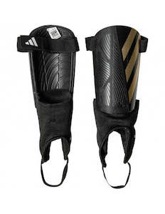 Rugby Football: .ADIDAS ADULTS TIRO MATCH SHIN GUARDS - Black/Gold - (IP3997) - F
