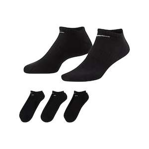 Accessories: .Nike Unisex Everyday Cushion No Shows Black 3pk - (SX7673 010) - F