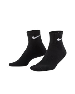 Nike Unisex Everyday Cushion Ankle Socks 3pk - (SX7667 010) - F