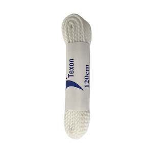 Laces: Texon White Shoe Laces 120 cms - F