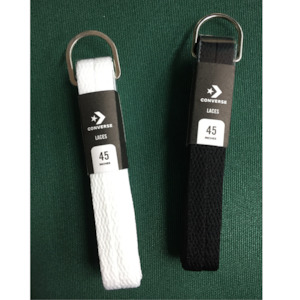 Laces: - Converse Chuck Taylor Unisex Replacement Cord Shoe Laces (Black 45 Inch/54 Inch) (White 45 Inch/54 Inch)