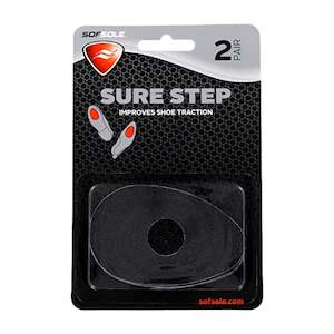 Shoe Care: .SofSole Sure Step Non Slip 2 Pair Pack - F