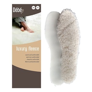 Shoe Care: - DEBE Luxury Wool – Fleece Insole - (02LF40)