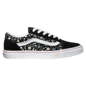 - Vans Youth Old Skool V Floral - (VNA7Q5FBOQ.BLK) - BM1 - R1L1
