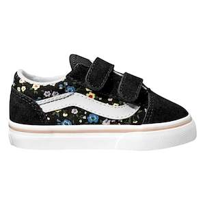 Vans: - Vans Toddler Old Skool V Floral - (VNA38JNBOQ.BLK) - BM - R1L1