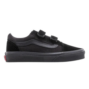 Vans: .VANS OLD SKOOL VELCRO YOUTH MONO FULL BLACK (VN00VHEENR.BLK) - VS - R1L1
