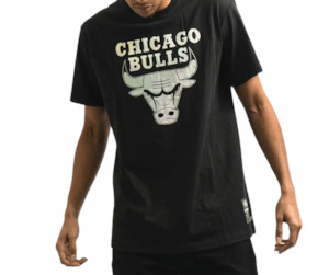 Sale: .Mitchell & Ness Mens Platinum Tee Bulls - (7K2M1FETP-BUL) - TS18 - BAS 14- L/P