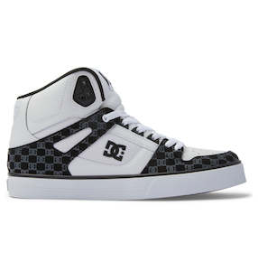 Dc: - DC Pure Hi Top Monogram - (ADYS400043-BWG) - TWC - R2L11