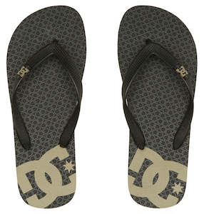 SPRAY - FLIP-FLOPS FOR MEN BLACK/TAN - (ADYL100080) - F