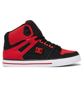 Dc: DC MEN'S PURE HIGH-TOP SHOES - (ADYS400043) - RED - R2L11