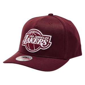 .MITCHELL & NESS CLASSIC LAKERS SNAPBACK - MAROON/WHITE - (LALMARO) - MNLK15