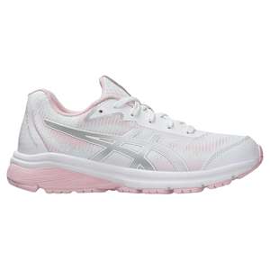 Womens: .ASICS WOMEN GEL-NETBURNER PROFESSIONAL 4 GS NETBALL SHOES - WHITE/COTTON CANDY - (1074A041-102) - WC4 - R2L12