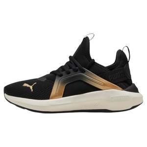 Womens: .PUMA Womens Softride Enzo 5 Metallic - BLACK/GOLD  -(310473-01) - MEW - R1L5