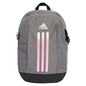 .Adidas Power VII Grey Backpack - Grey/True Pink - (JX8743) - C20
