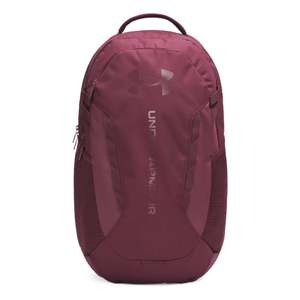 .Under Armour Hustle 6.0 BackPack - Dark Maroon/Dark Maroon - (1384672-601) - C25