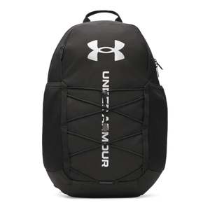 .Under Armour Hustle Sport 6 Backpack - Black/Black/Silver - (6000397-001) - C25