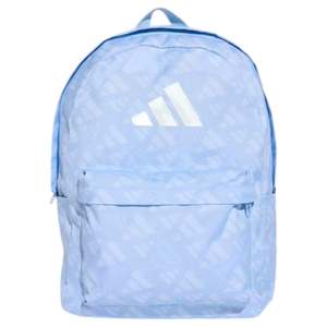 Bags Backpacks: .ADIDAS CLASSIC MONOGRAM GRAPHIC BACKPACK BLUE - GLOW BLUE/WHITE - (JZ5504) - C16