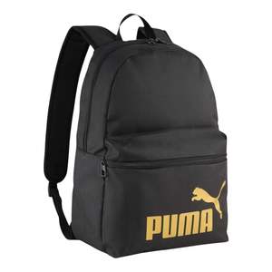 Bags Backpacks: .PUMA Phase Backpack - Black/Gold - (091164-03) - C23