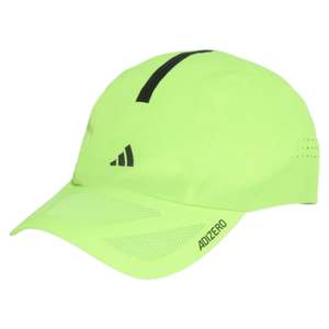 Hats Caps: .ADIDAS RUNNINGXADIZERO LIGHTWEIGHT CLIMACOOL CAP - Lucid Lemon - (JV5934) - F