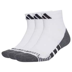 Socks: .ADIDAS PERFORMANCE CLIMACOOL CUSHIONED QUARTER SOCKS 3pk - (JD9574) - F