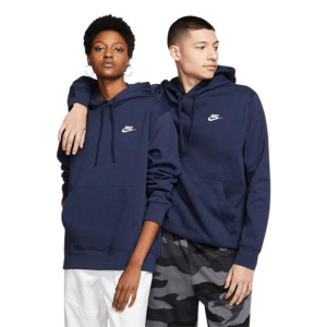 .NIKE Sportswear Club Fleece Hoodie - NAVY - (BV2654-410) - C6