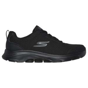 School Shoes: .Skechers Womens GO Walk 7 Clear Path  - BLACK / BLACK - (125207.BBK) - PT7 - R2L15