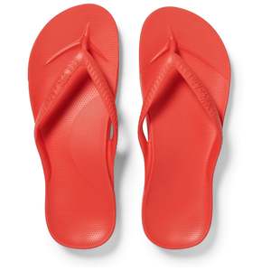 .Archies Unisex Classic Arch Support Coral Jandals - CRL - F