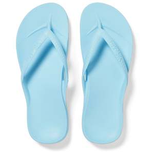 .Archies Unisex Classic Arch Support Jandals - SKY - F