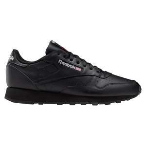 Womens: .Reebok Kids Classic Leather - BLACK/BLACK - (100010470) - BWC - R1L5