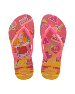 HAVAIANAS KIDS SLIM PRINCESS PINK FLUX P - HVBB - F