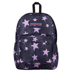 .Jansport Superbreak Plus Sprayed Stars Pastel Lilac Backpack 26L - (JS0A4QUELH6) - F
