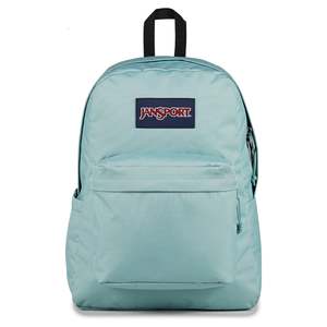 Accessories: .Jansport Superbreak Plus Faded Sage Backpack 26L - (JS0A4QUELA8) - F