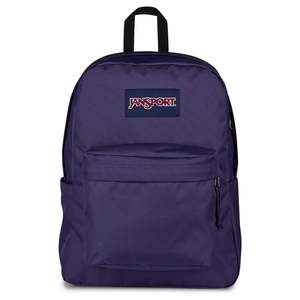 Accessories: .Jansport Superbreak Plus Amethyst Angst Backpack 26L - (JS0A4QUEDH6) - F