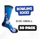 Bowling Socks, Small, 50 Pack