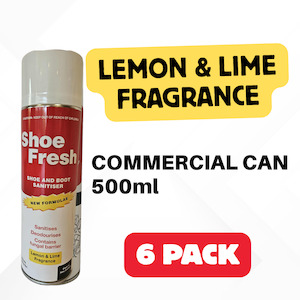 Shoe Fresh 500ml Lemon/Lime, 6 Pack