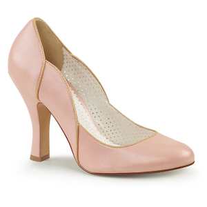 SALE: SMITTEN-04 Baby Pink Faux Leather