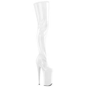 BEYOND: BEYOND-4000 White Stretch Patent/White