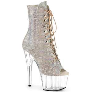 AB: ADORE-1021C-RS Silver AB Rhinestones TPU/Clear
